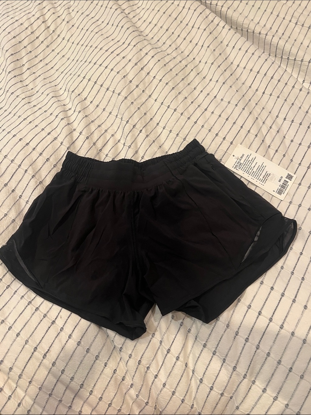 Black Women's Athletic Shorts - Lightweight Run & Lounge